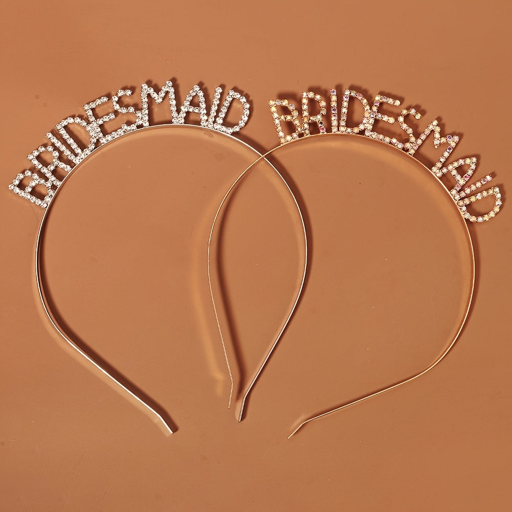 Rhinestone Bridesmaid Hairband Bridal Shower