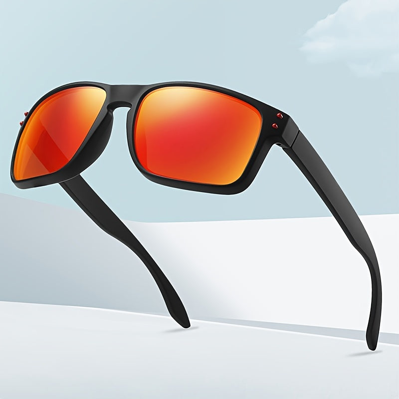 Men's Polarized Square Sunglasses UV Retro Glasses