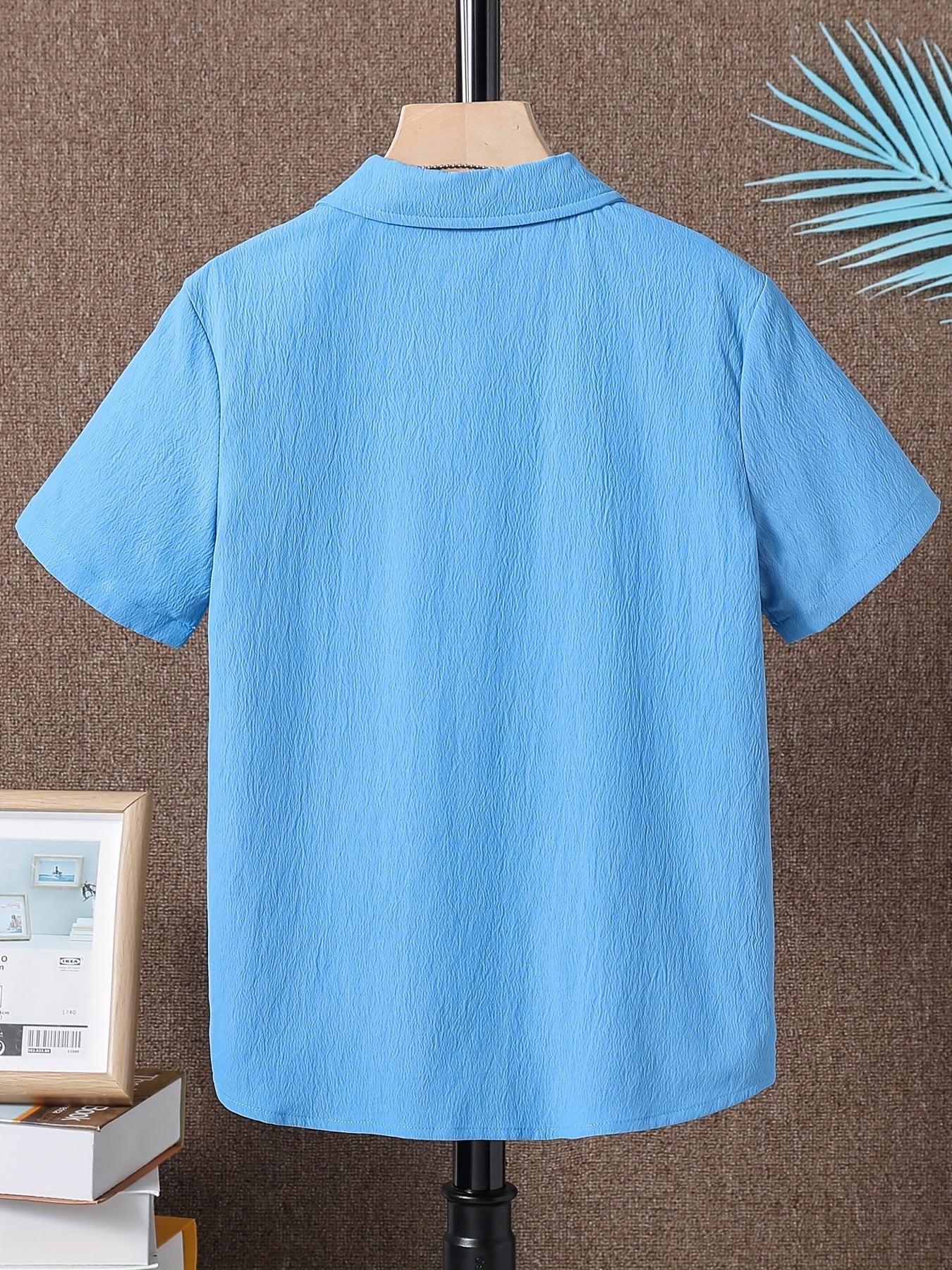 Boys Letter Graphic Print Casual Shirt