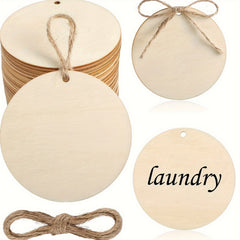 10pcs Wooden Hoops for DIY Crafts Birthdays Christmas