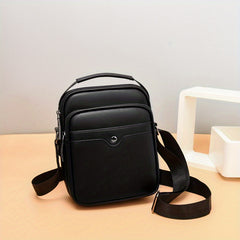 Men's Commuting Crossbody Bag Casual Handbag Small Square Shoulder Bag
