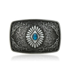 Vintage Pattern Metal Belt Buckle For Men Western