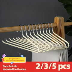 Non-Slip Pants Hanger with Non-Marking Clips for Home Organization