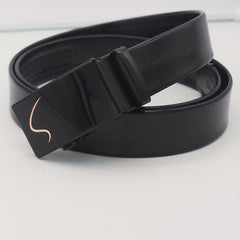 Men's S Pattern PU Casual Business Belt