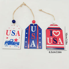 4th Of July Wooden Table Centerpiece Independence Sign