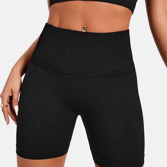 High Waist Yoga Shorts Stretch Sports Running Workout Shorts Women's Activewear
