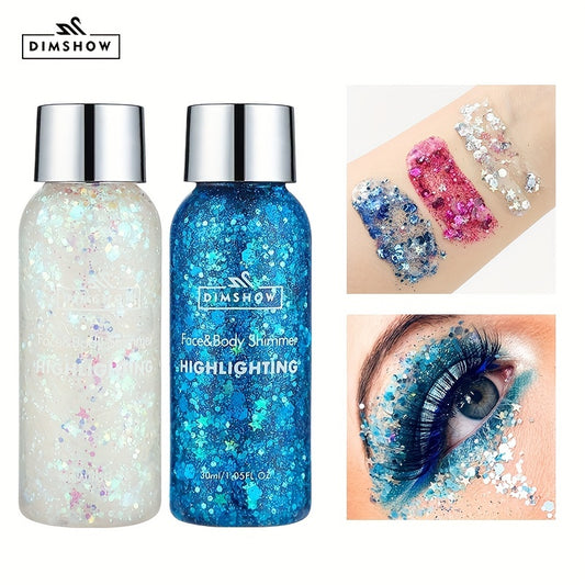Glitter Eyeshadow & Body Gel: Nightclub & Stage Performance