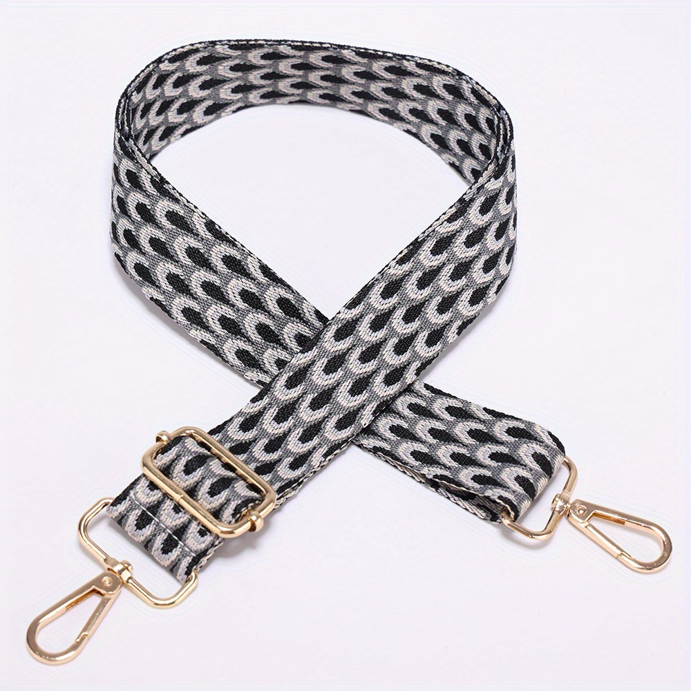Animal Embroidery Adjustable Strap Wide Nylon Shoulder Strap