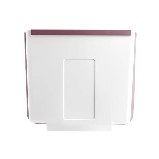 1pc Hanging Folding Trash Can Bin For Kitchen Cabinet Door