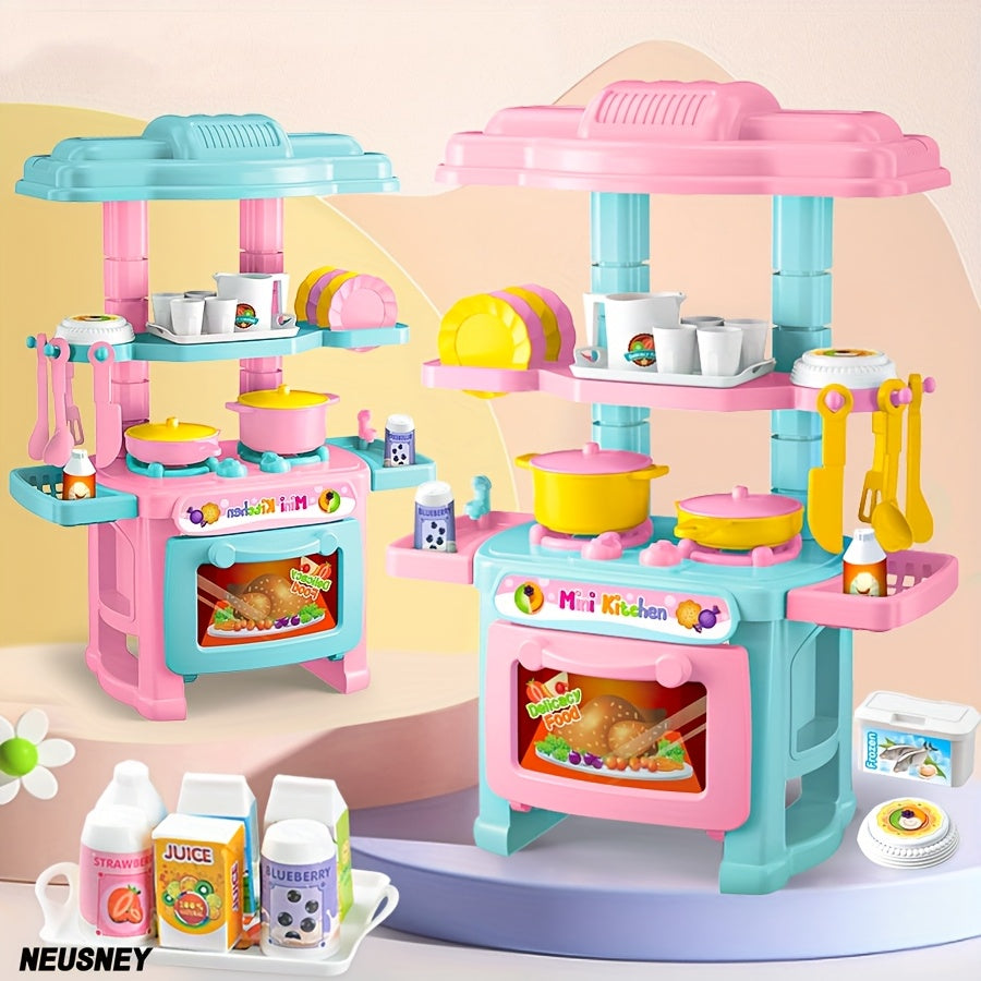 Mini Playhouse Kitchen Set with Random Accessories