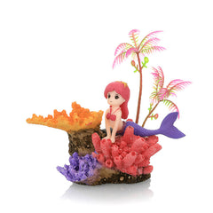 Enchanting Mermaid Coral Aquarium Ornament