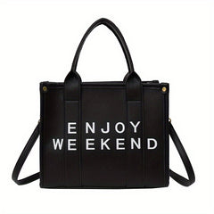 Weekend Tote Bag Crossbody Purse Double Handle