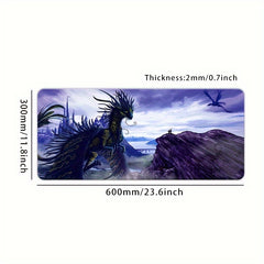 Anime Mouse Pad Large Gaming Desk Pad Non-slip Rubber HD Keyboard Mouse Pad