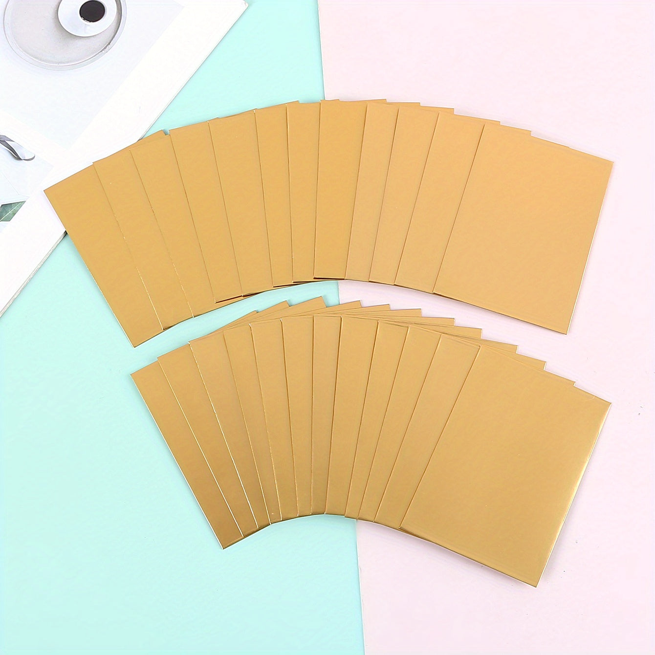 24pcs Matte Golden Envelope Pack