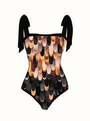 Two Piece Swimsuit Tummy Control With Cover Up Skirt Women's Swimwear