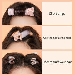 4pcs Fluffy Hair Root Clips No Heat Curls Stylish Hair Accessories