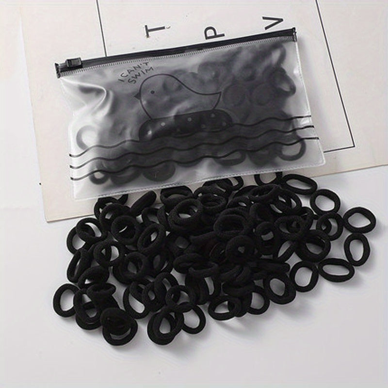 100pcs Small Hair Tie Rubber Band Children's Hair Rope No Hurt To Hair