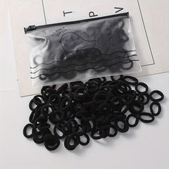 100pcs Small Hair Tie Rubber Band Children's Hair Rope No Hurt To Hair