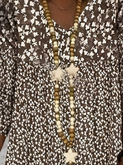  Casual Dress Women's Plus Allover Print V Neck High Stretch Dress