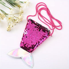 Mini Sequin Mermaid Bag Coin Purse Shoulder Crossbody Bag