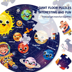 Educational Glow in Dark Solar System Puzzle for Kids Ages 5-8