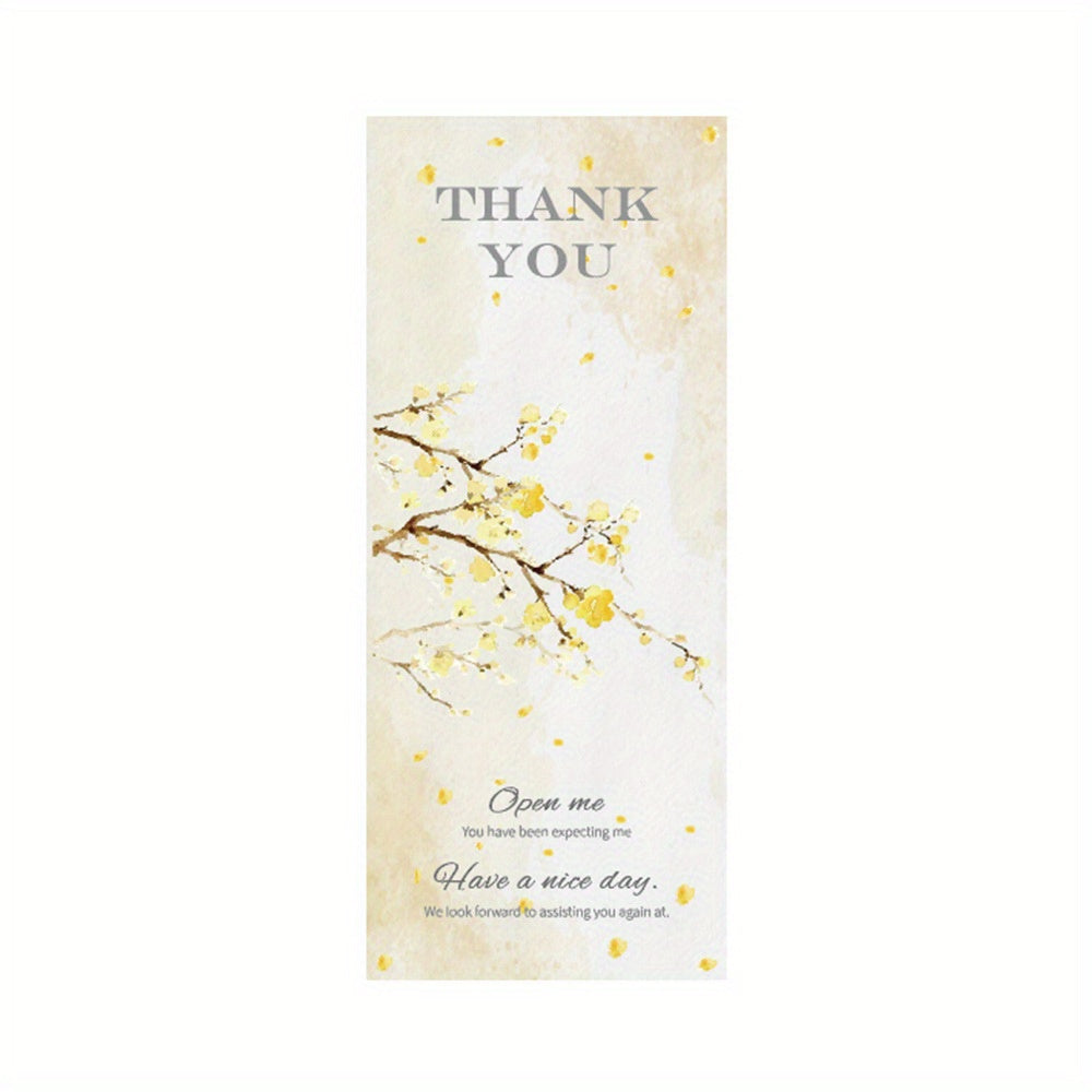 50 Stickers Pack & Thank You Stickers for Sealing & Waterproof Label