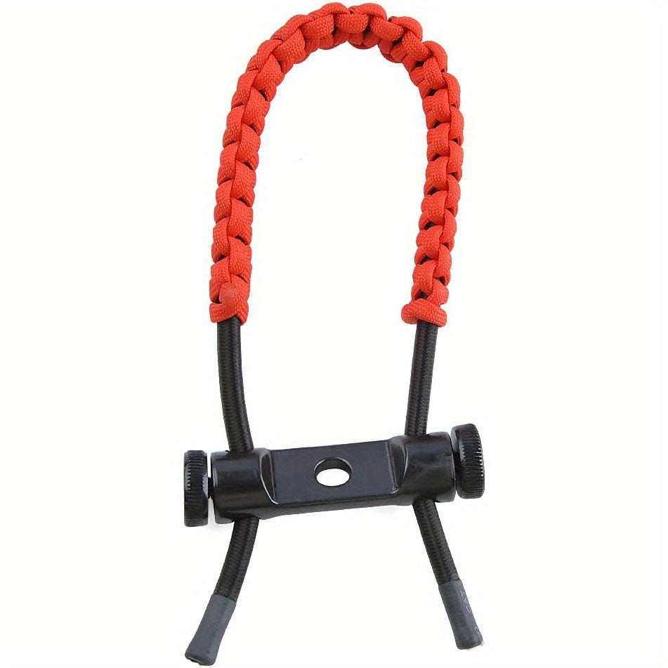 Braided Cord Rope Archery Bow Wrist Sling Adjustable Strap with Metal Grommet