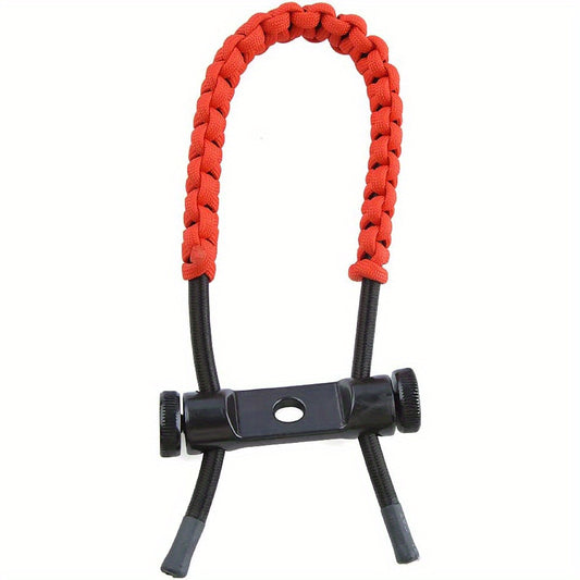 Braided Cord Rope Archery Bow Wrist Sling Adjustable Strap with Metal Grommet