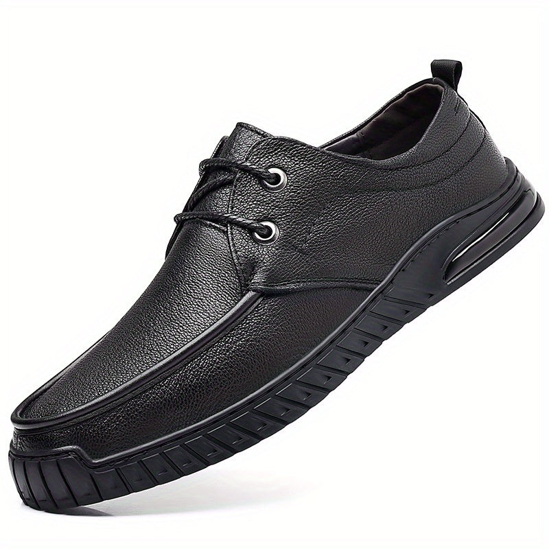 Men's Casual Lace-up Slip On Flat Shoes Round Toe Comfortable