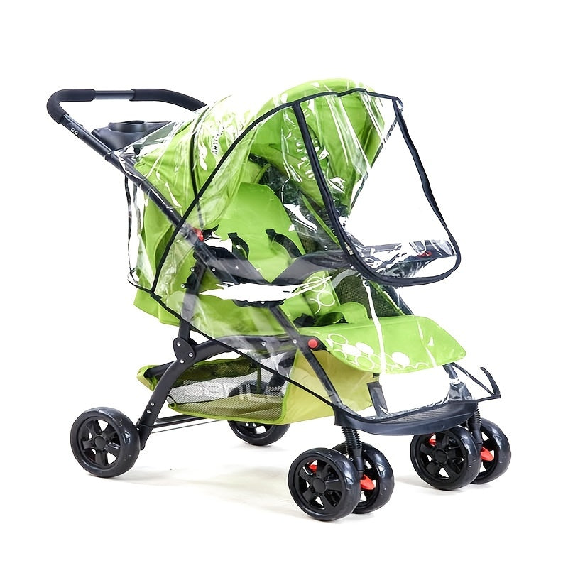 Baby Stroller Rain Cover - Travel Snowproof Dustproof Breathable Windproof