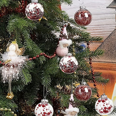 6pcs Christmas Tree Pendant Ball Family Party Decoration