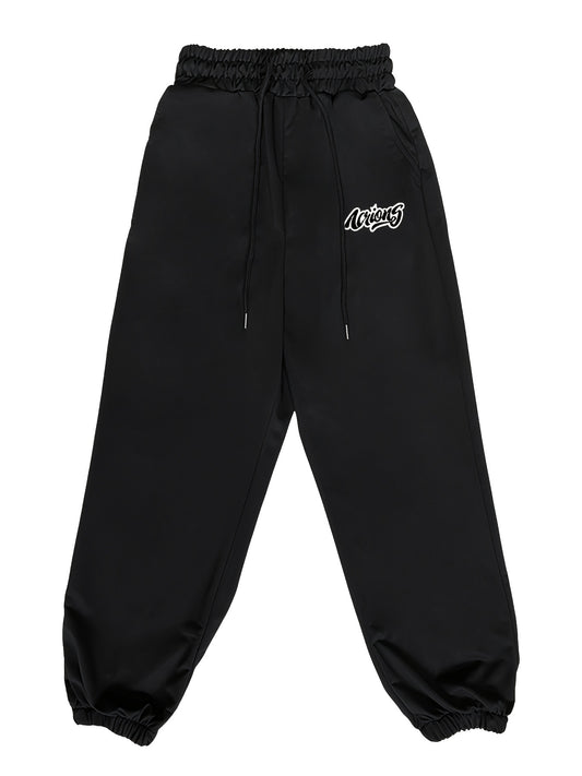 Men's Vintage Letter Print Sweatpants