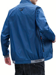 Stylish Sun Protection Hooded Jacket For Men