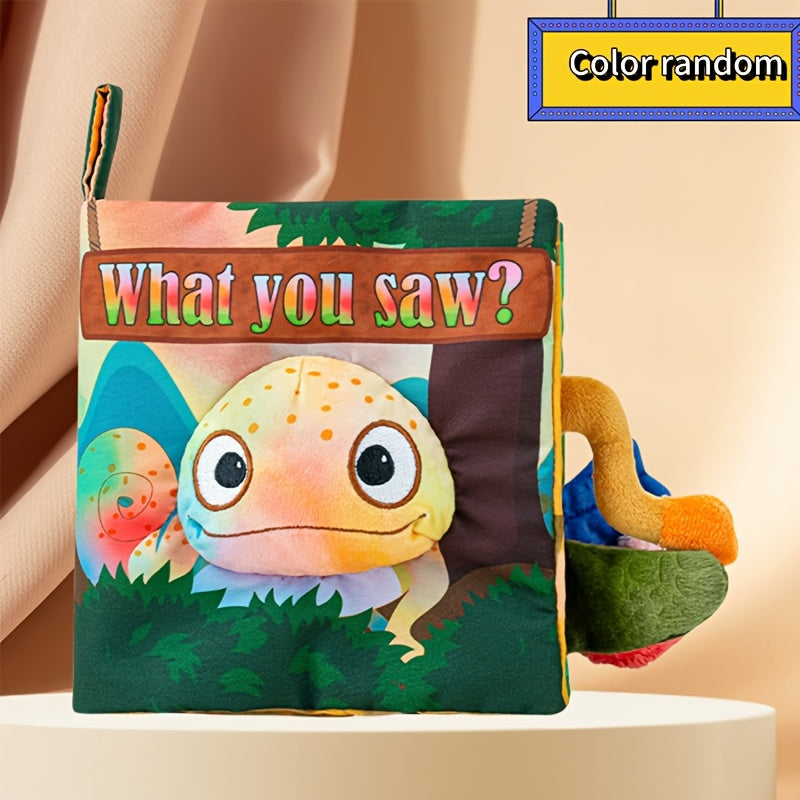 Toddler Tail Cloth Book Animal Tails Polyester Fabric Book