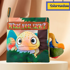 Toddler Tail Cloth Book Animal Tails Polyester Fabric Book