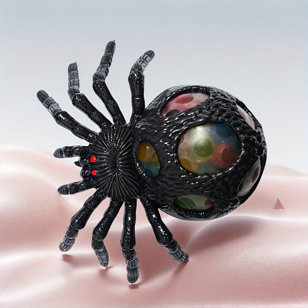 Colorful Bead Spider Squeeze Toy for Halloween