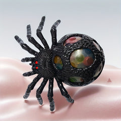 Colorful Bead Spider Squeeze Toy for Halloween