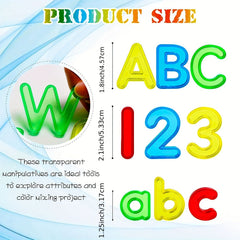 65pcs Colorful Plastic Letters and Numbers Set for Kids Learning