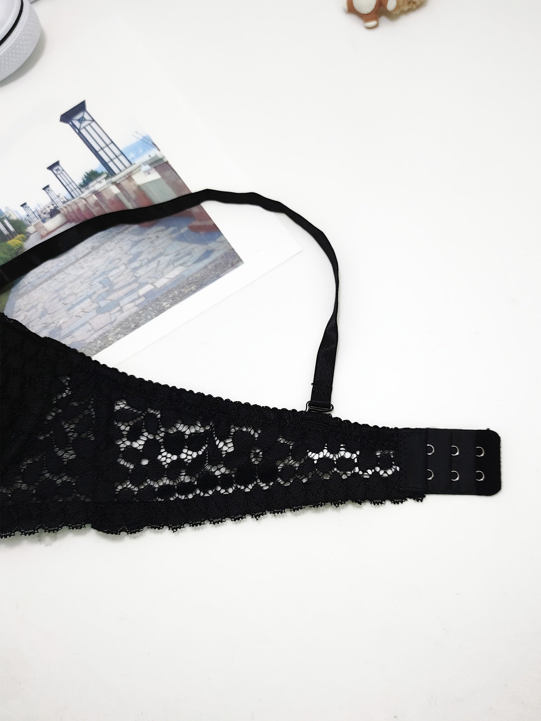 Floral Lace Balconette Push Up Bra Women's Lingerie