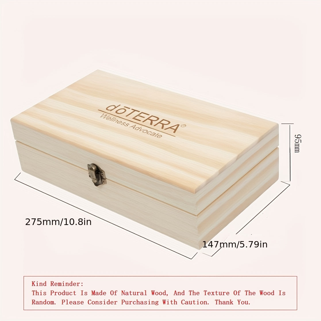 Essential Oil Storage Box 25 Grids Aromatherapy Organizer Nail Polish Fragrance