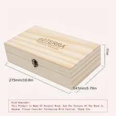 Essential Oil Storage Box 25 Grids Aromatherapy Organizer Nail Polish Fragrance