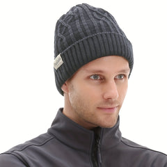 Men's Knitting Skull Cap Warm Windproof Wool Beanie Halloween Decor