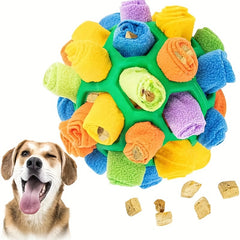 Interactive Pet Snuffle Ball Toy for Dogs Encourages Natural Foraging Skills