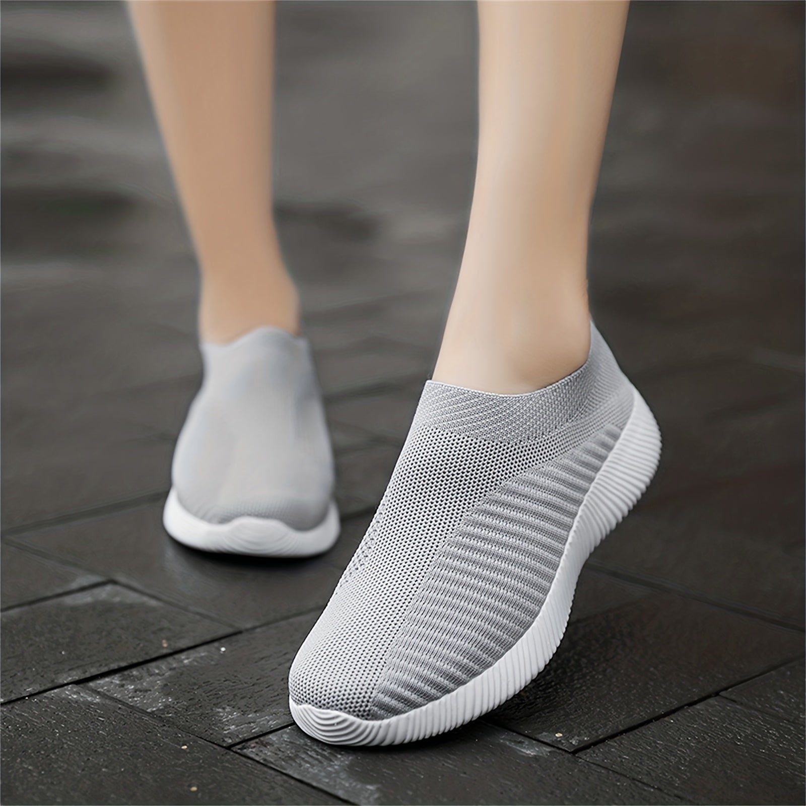 Women's Slip On Socks Sneakers Lightweight Walking Shoes