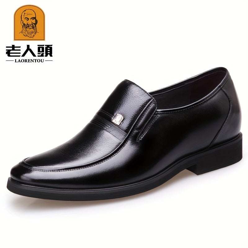 LAORENTOU Men's Leather Loafer Shoes Lightweight Casual Shoes