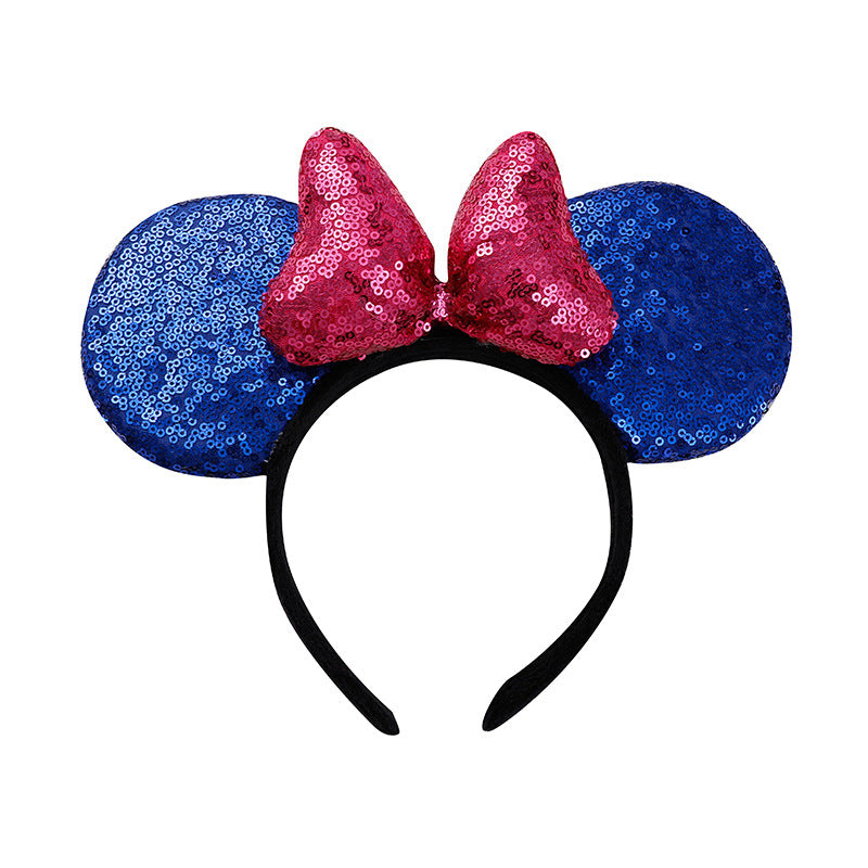 Sequin Bow Knot Hair Hoop for Baby Girls