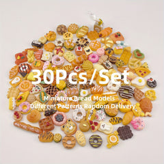 Mini Breads Food Models Dollhouse Accessories Kids Toy