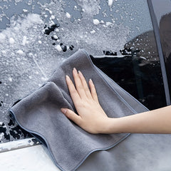 Double Layer Car Towel Strong Absorption No Shedding Coral Velvet Wash Towel
