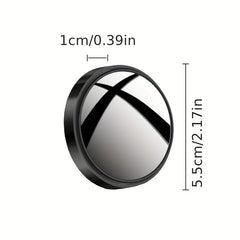 2PCS Car Blind Spot Mirrors 360 Adjustable Wide Angle View Safe Reversing