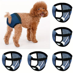 Adjustable Physiological Pants for Female Dogs Breathable with 3 Pee Pads